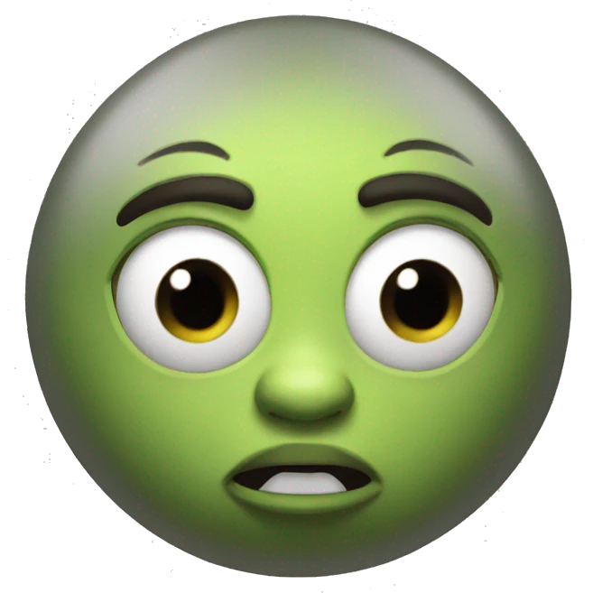 fiona from shrek as a sphere emoji