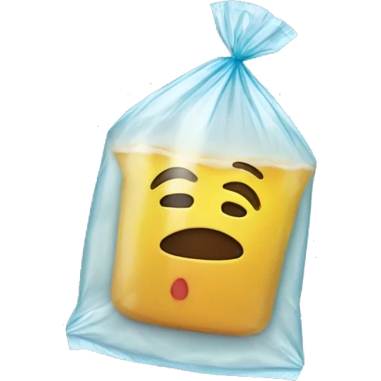 drink in a plastic bag  emoji