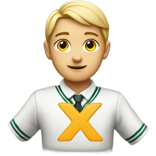 School uniform with a x over it emoji