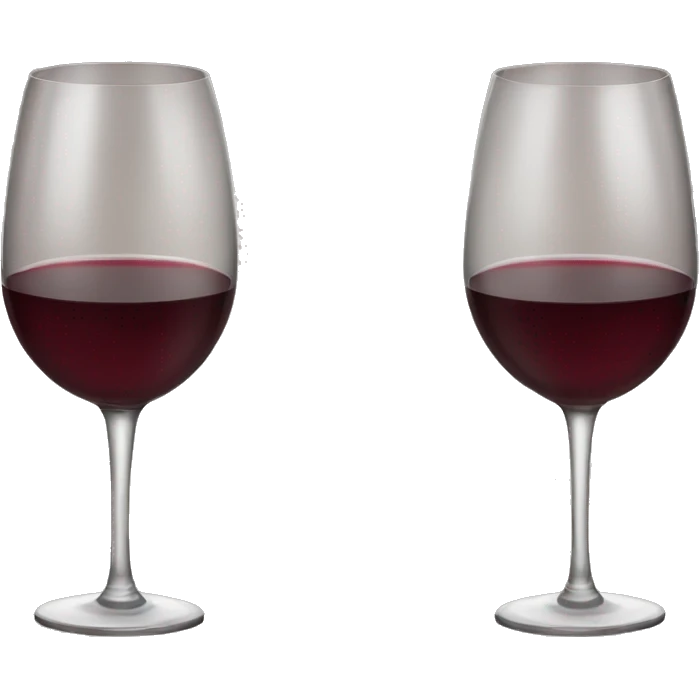 Long stem wine glass red wine emoji