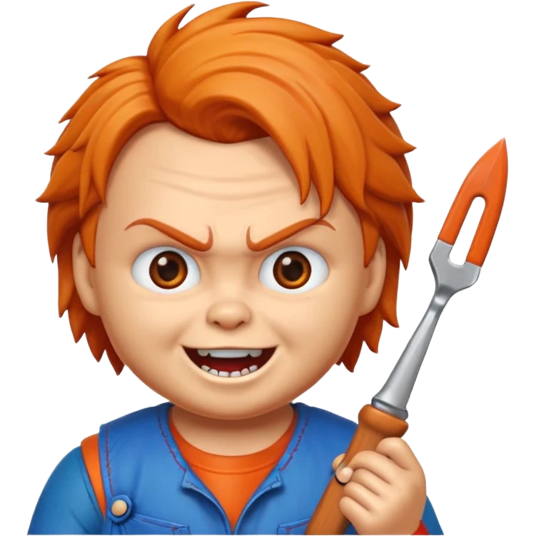 Un emojin de chuky emoji