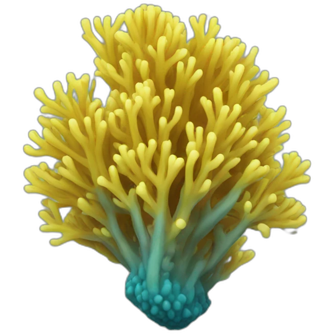yellow coral emoji