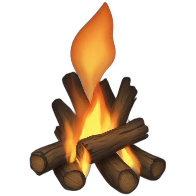 camp fire emoji