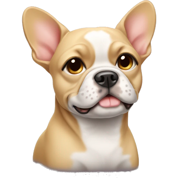 A blonde Frenchton dog emoji