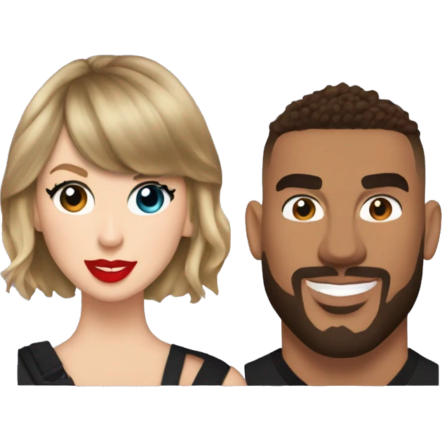 Taylor swift and Travis kelce emoji