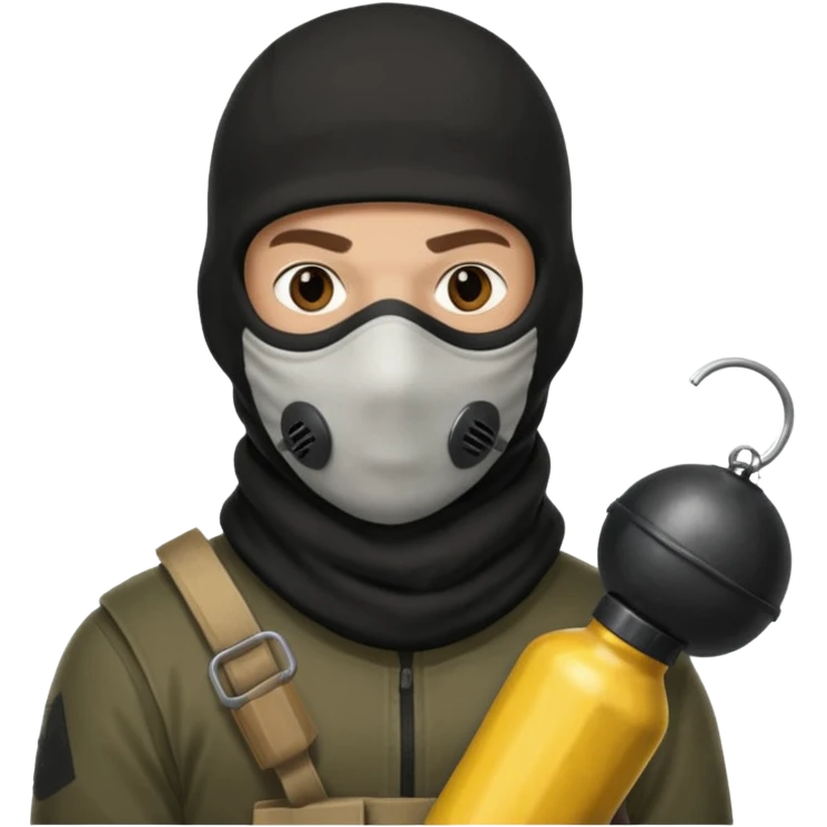 Russel from F1 Mercedes Team as a terrorist from csgo emoji