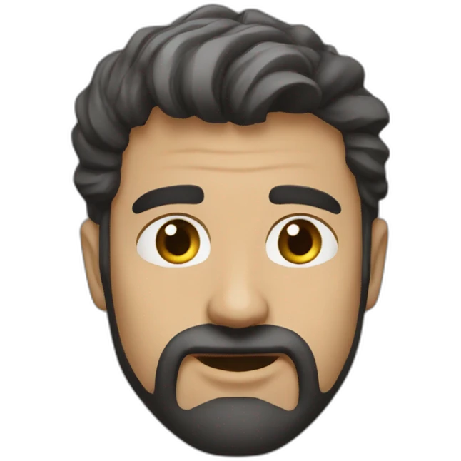 دختر با موی کوتاه قهوه ای emoji