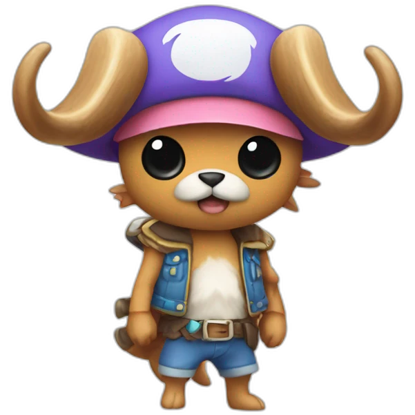 tony tony chopper fusion avec magicarp emoji