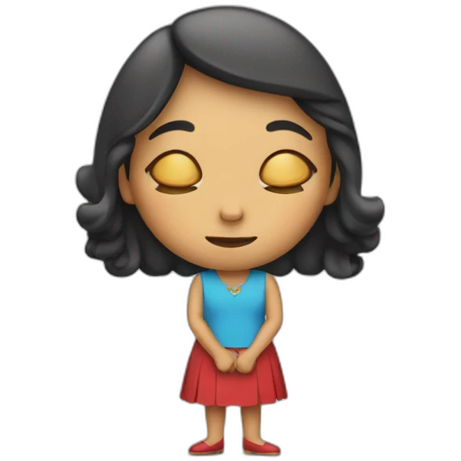 bowing lady emoji