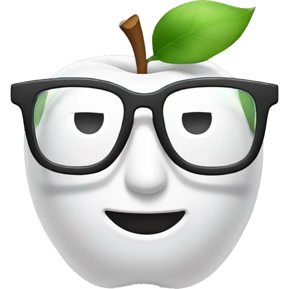 Apple glasses  emoji