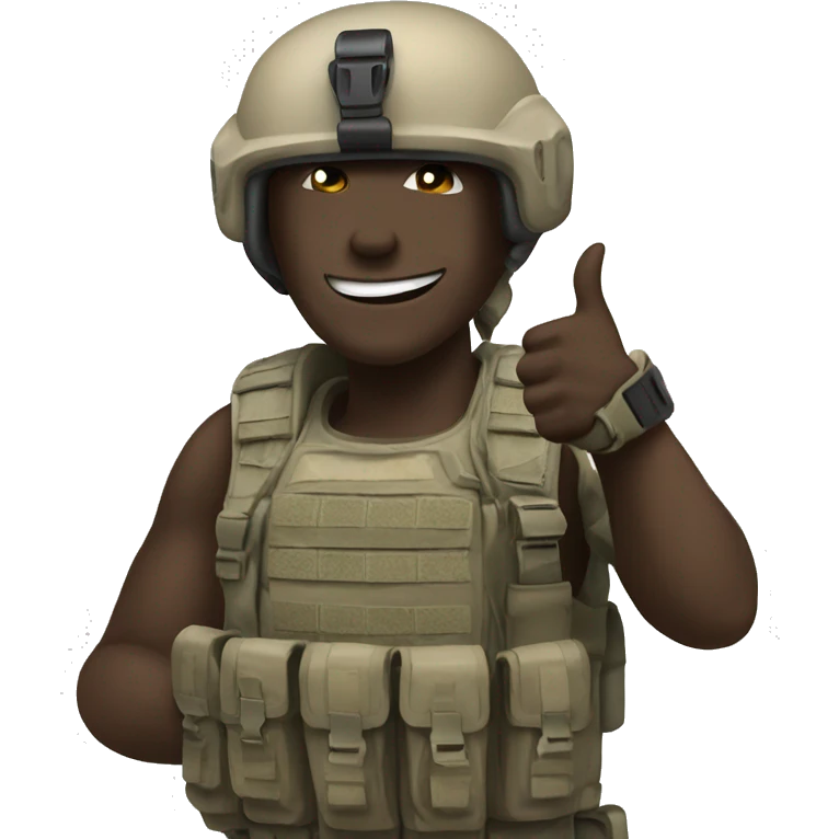 special forces thumbs up emoji
