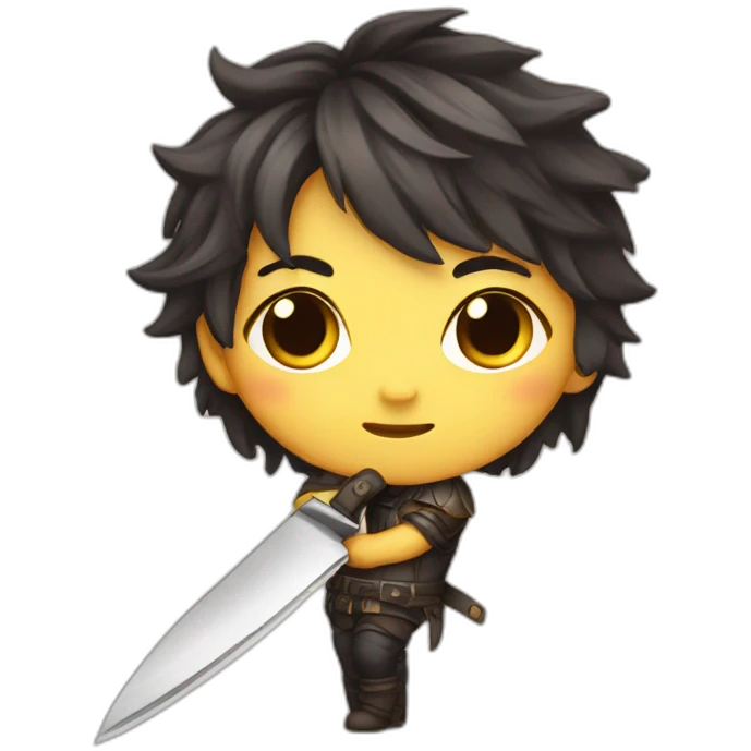 sweet-chibi-with-a-knife emoji
