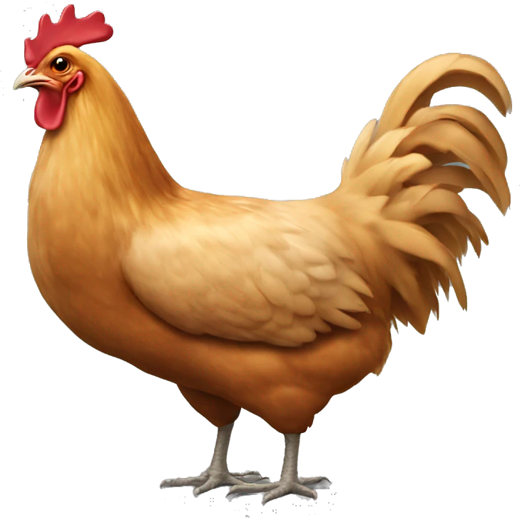 no head chicken emoji