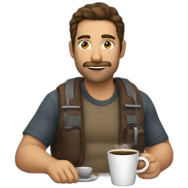 developer drinking coffee emoji
