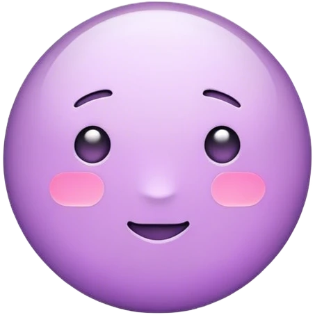 Light purple line emoji