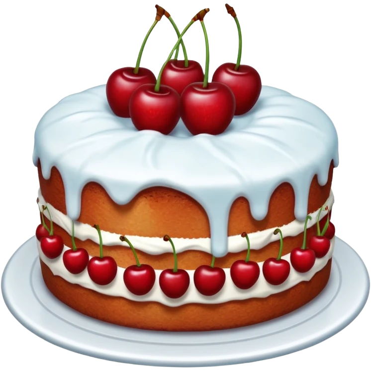Cherry cake emoji