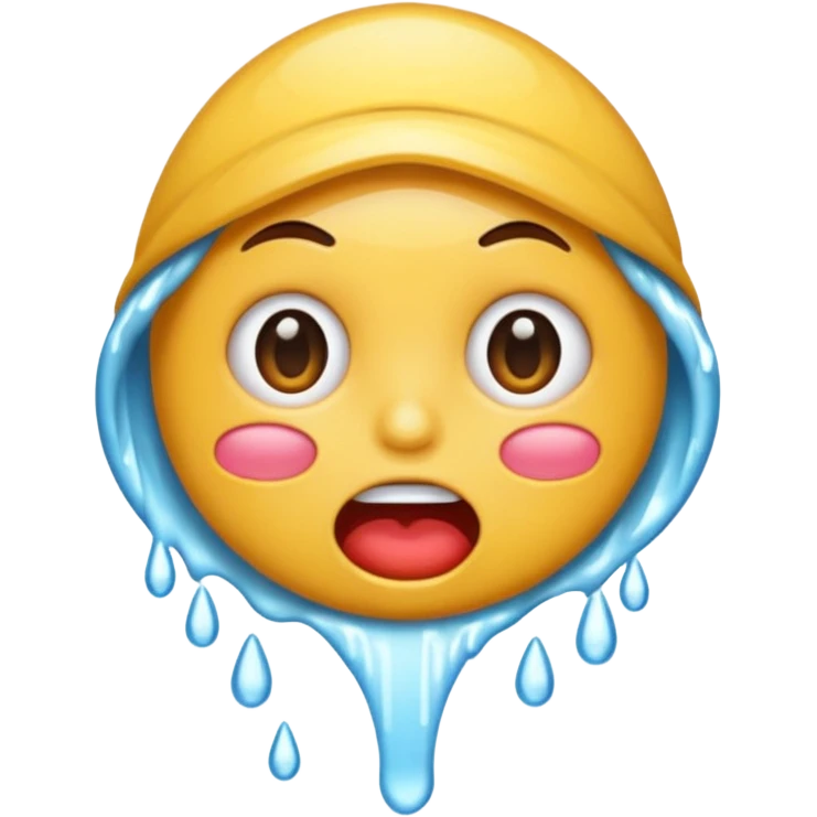 Spitting emoji