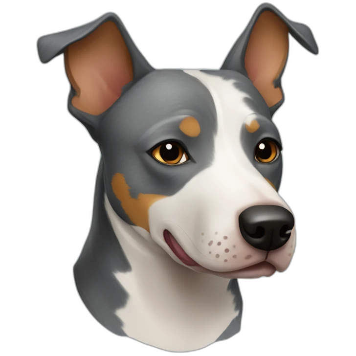 Australian Cattle Dog Pit bull mix emoji
