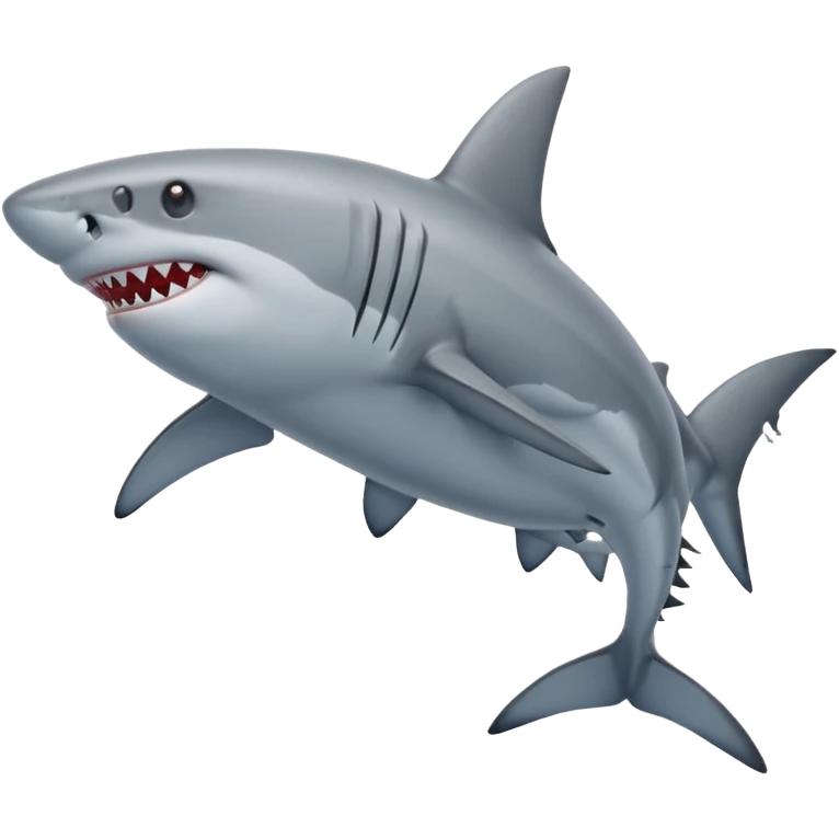 Add legs to the shark emoji