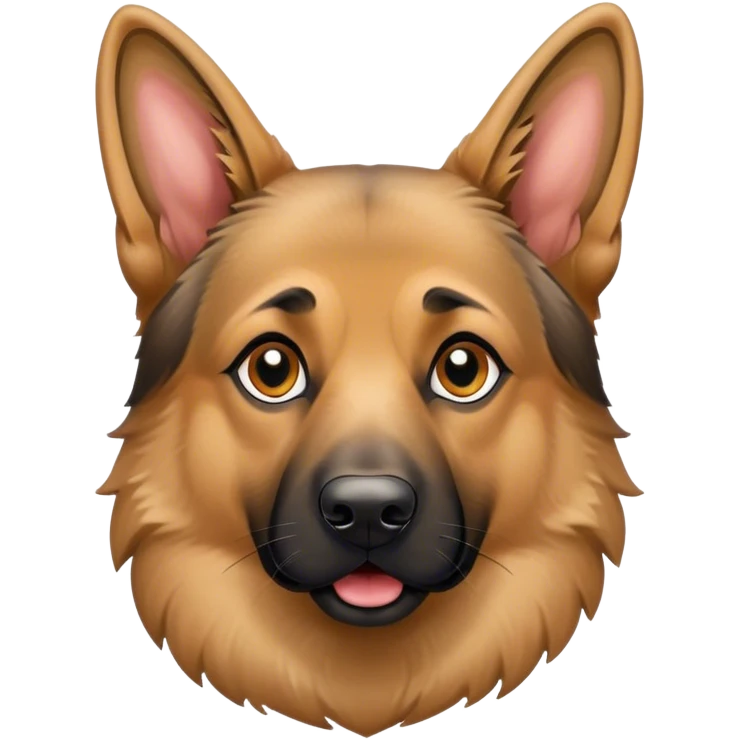 German Shepard dog emoji