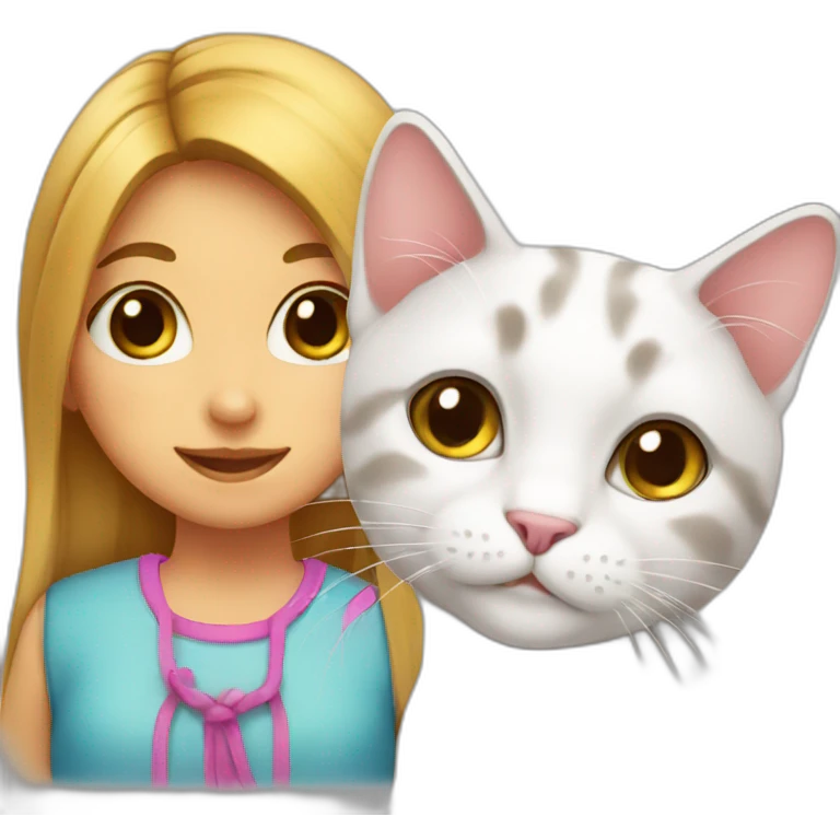 Girl cat emoji