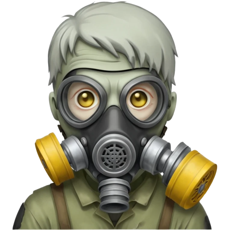 Zombie in gas masks emoji