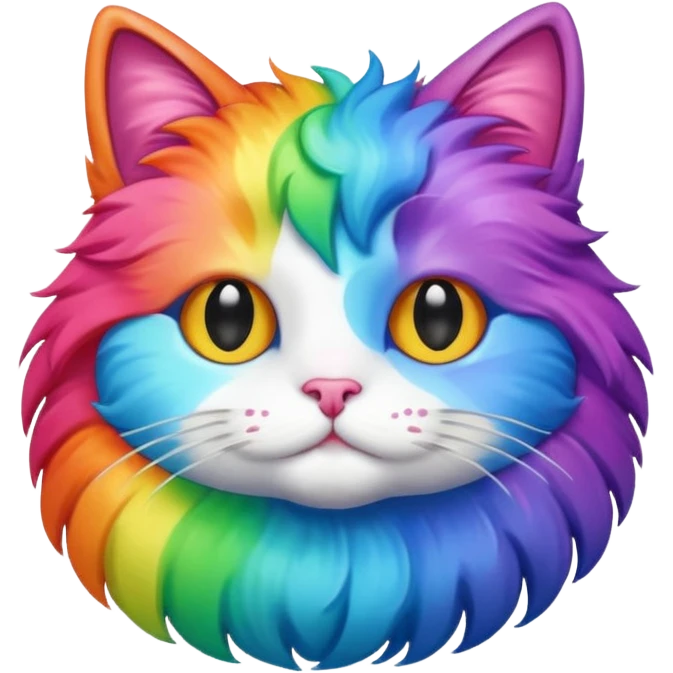 Rainbow cat  emoji