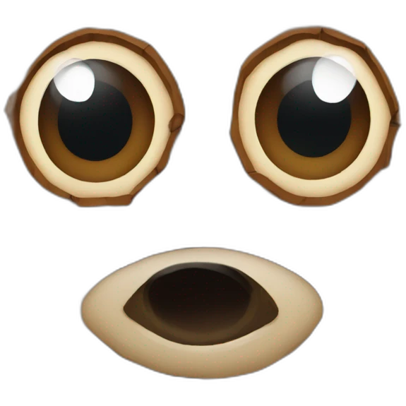 log with eyes emoji