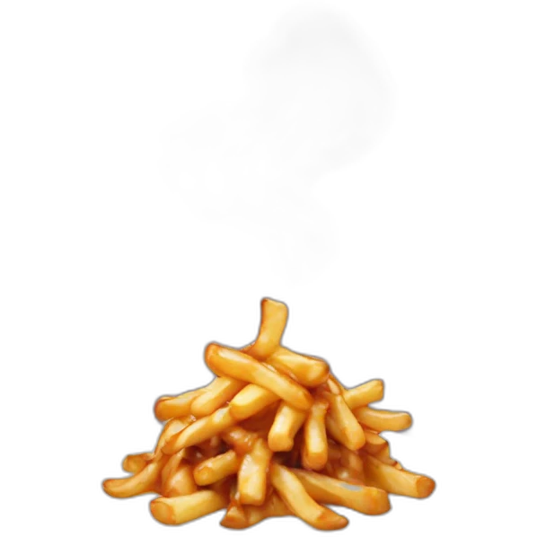 Poutine qui fume  emoji