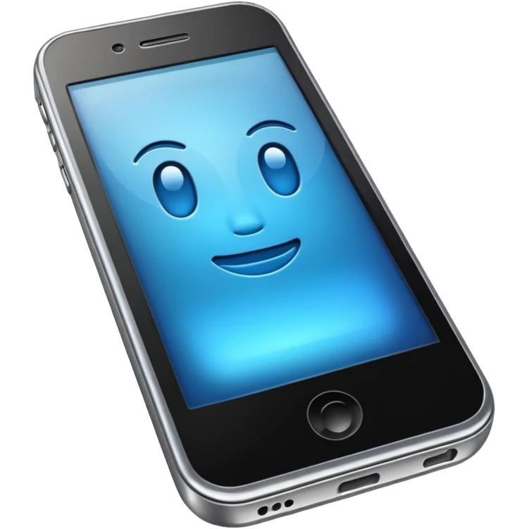 jeff koons cell phone emoji