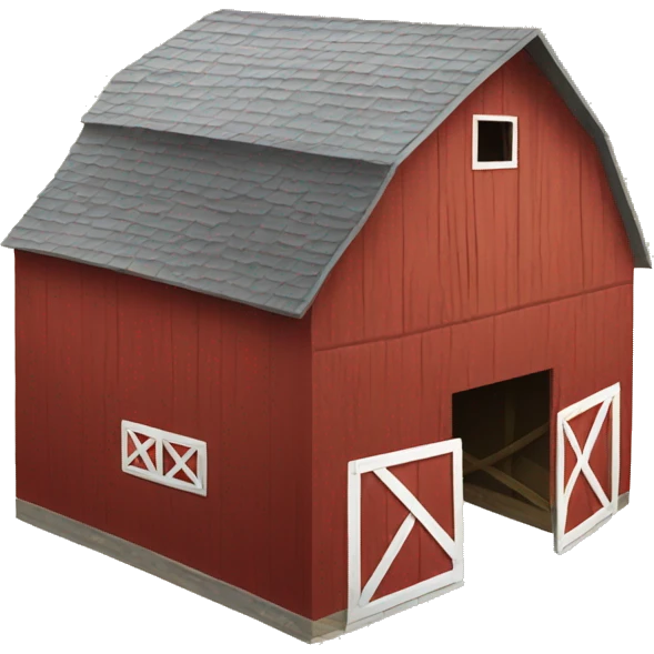 a barn emoji