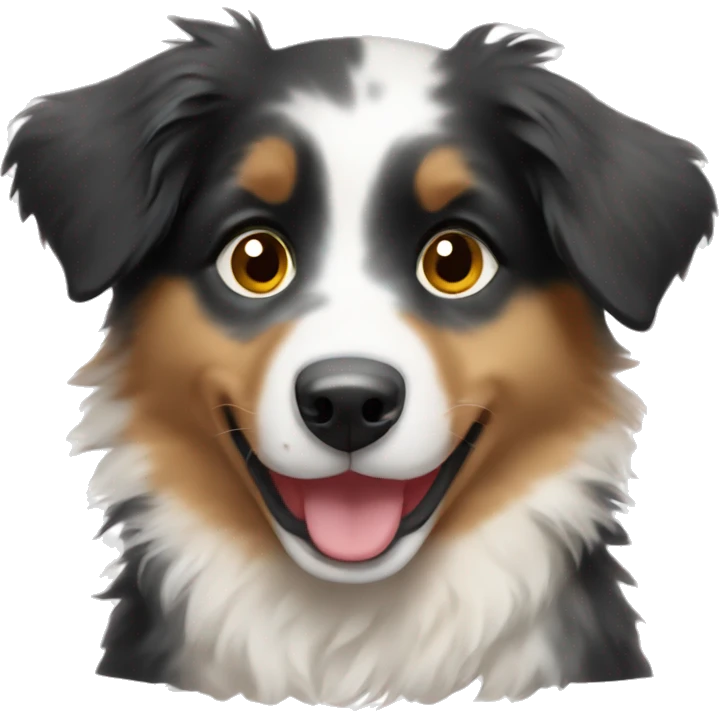Australian shepherd puppy  emoji