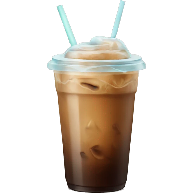 Iced coffee  emoji