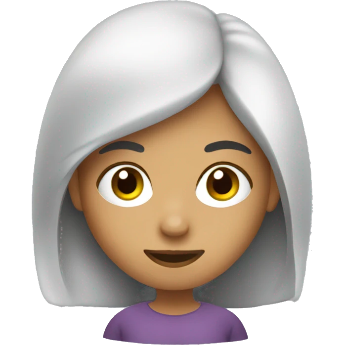 Girl reading e-reader emoji