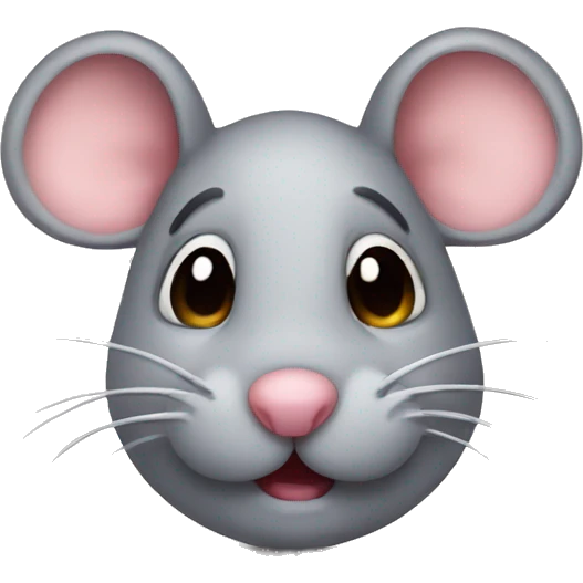 mouse with lips emoji
