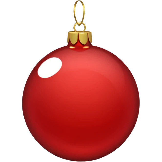 A Red Ornament emoji