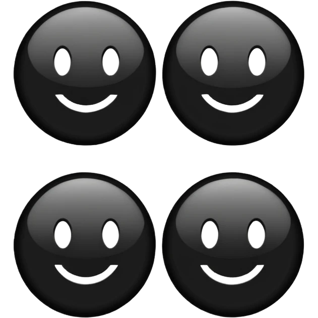 Play buttons black emoji