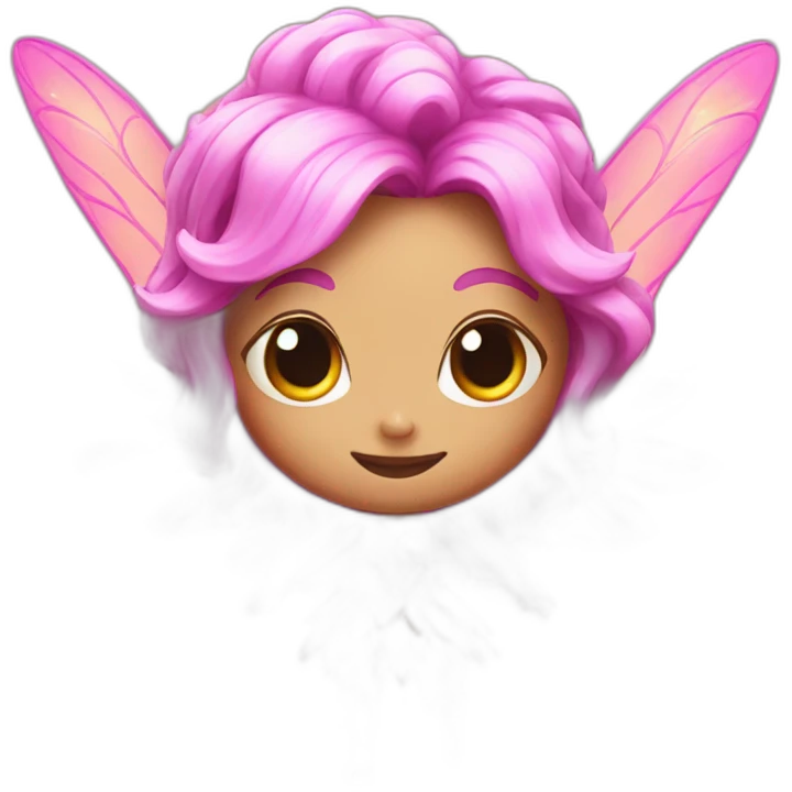High fire fairy emoji