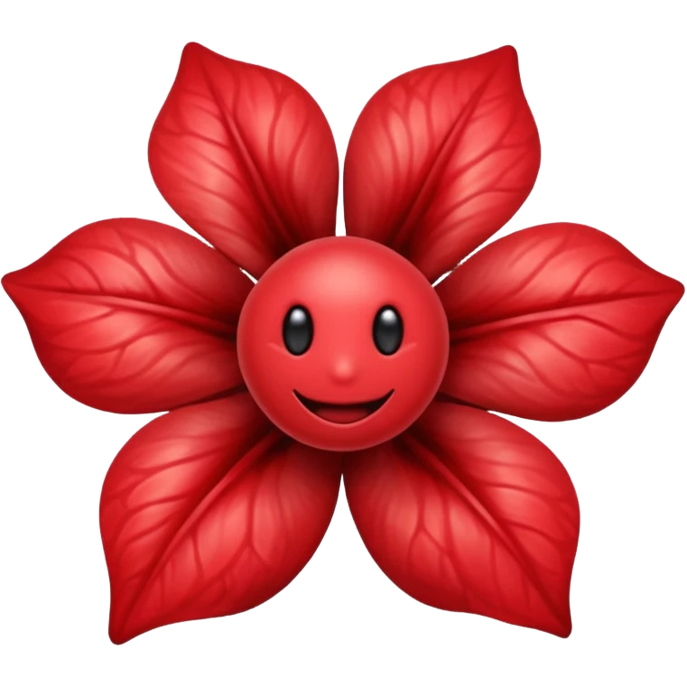 Stranger things demogorgon flower head apple ios emoji format emoji