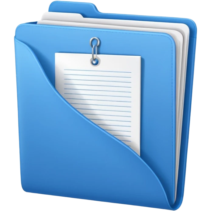 documents with blue cover emoji