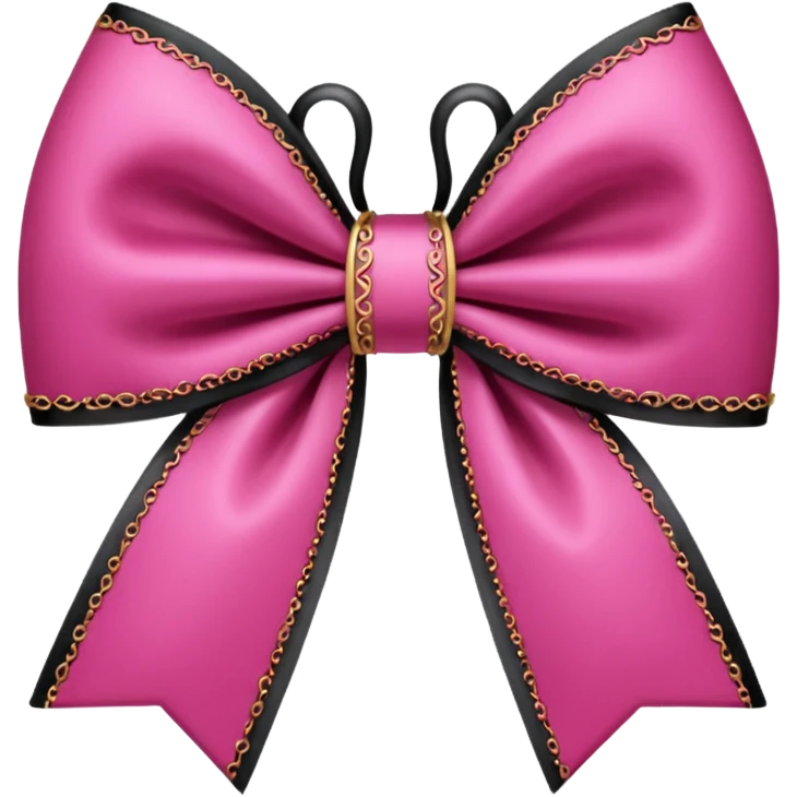 pink gothic bow emoji