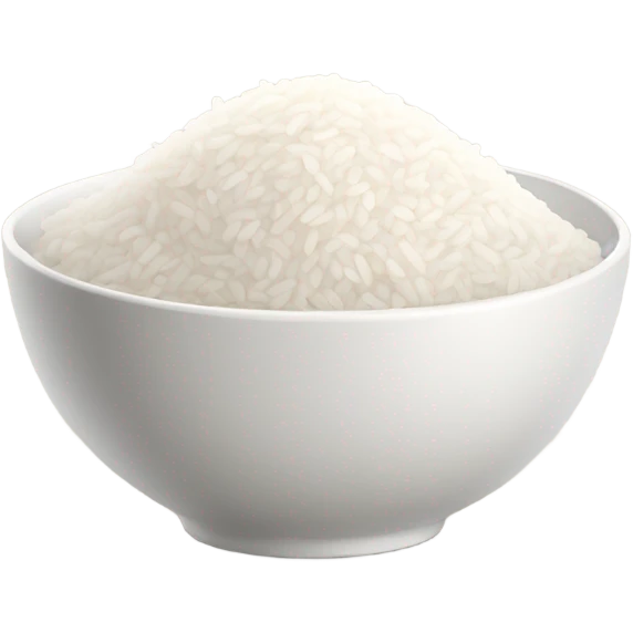 rice in white bowl emoji