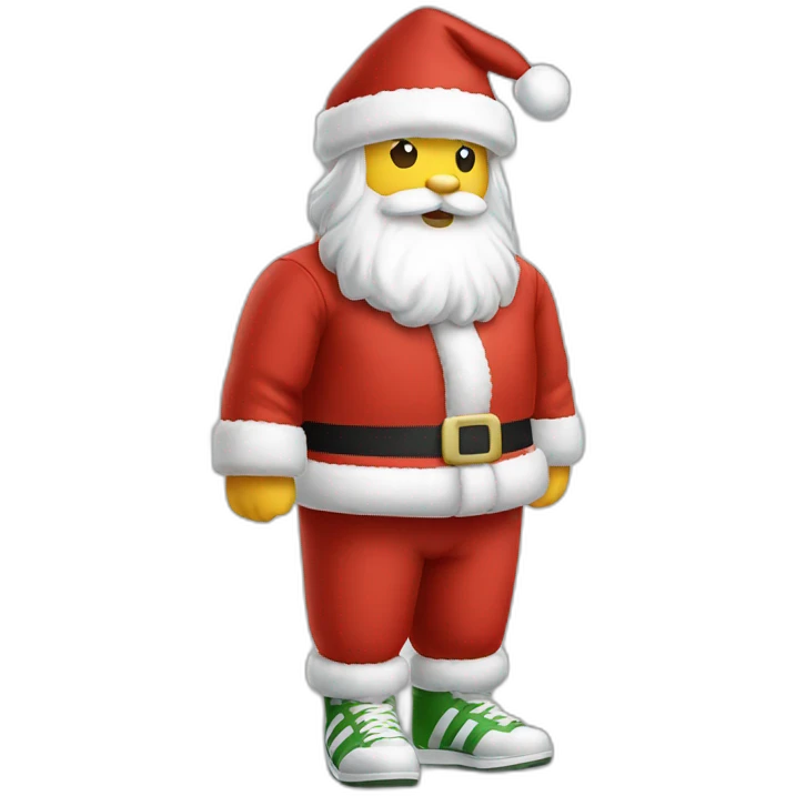 Adidas clothes Santa Claus emoji