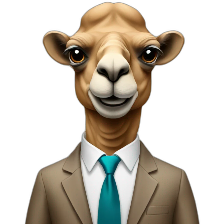 camel businessman emoji
