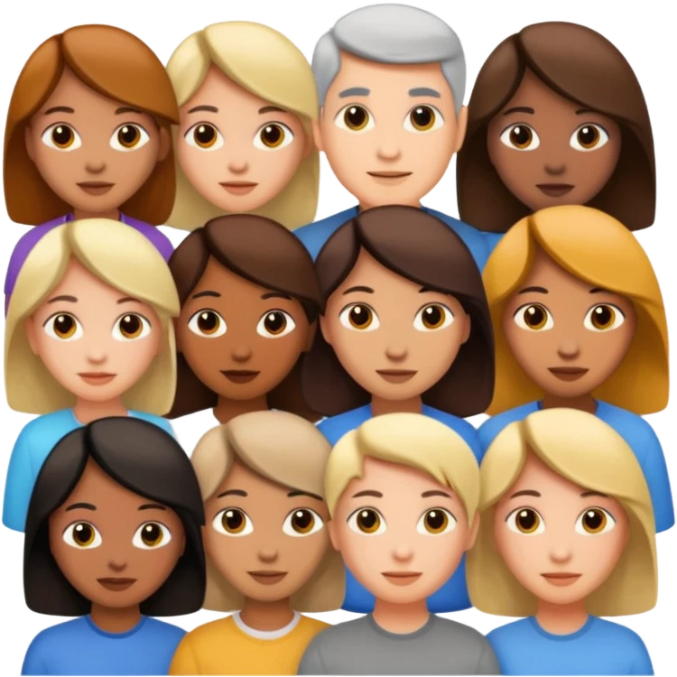 multicultural people emoji
