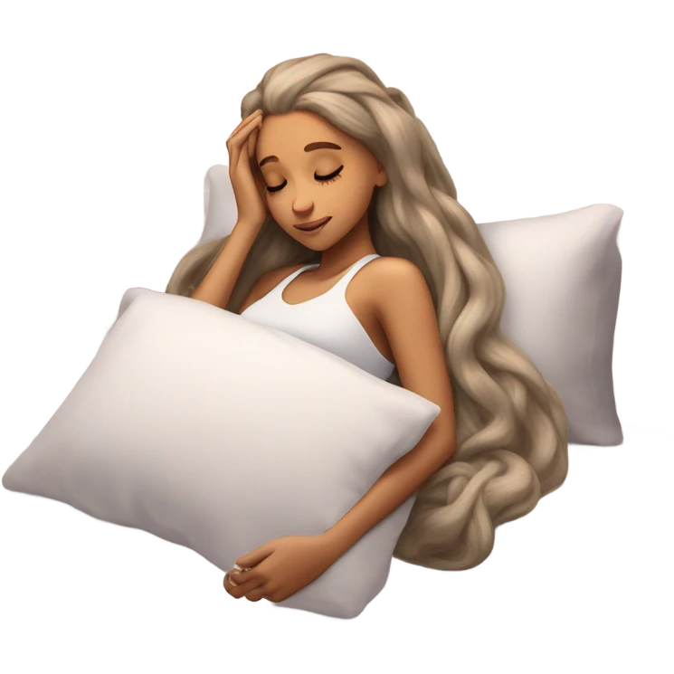 Ariana Grande sleeping emoji