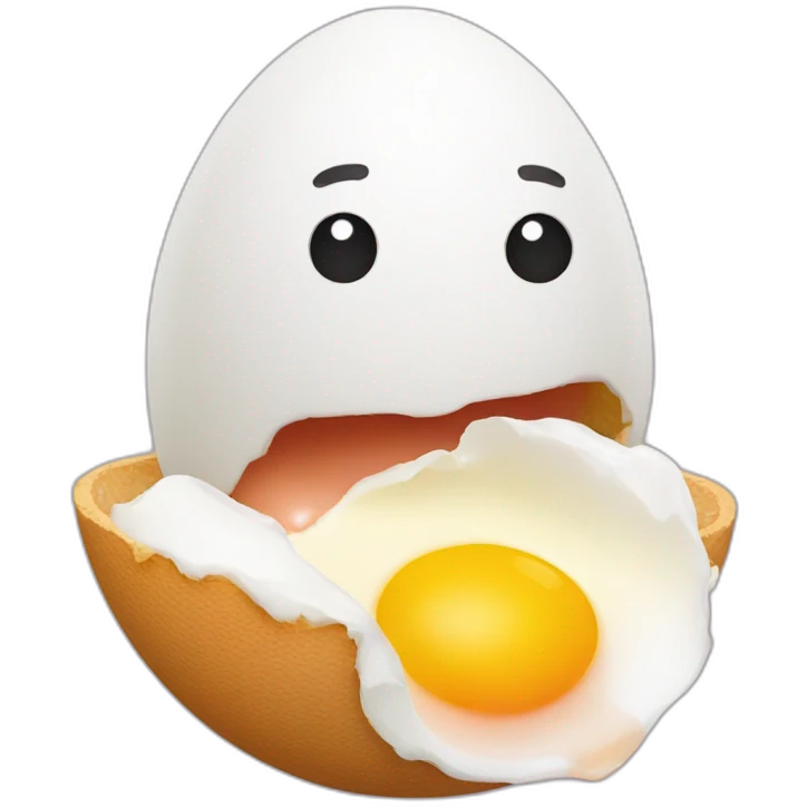 Egg eating egg eating egg emoji