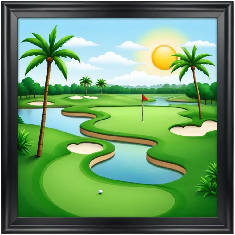 Florida golf emoji