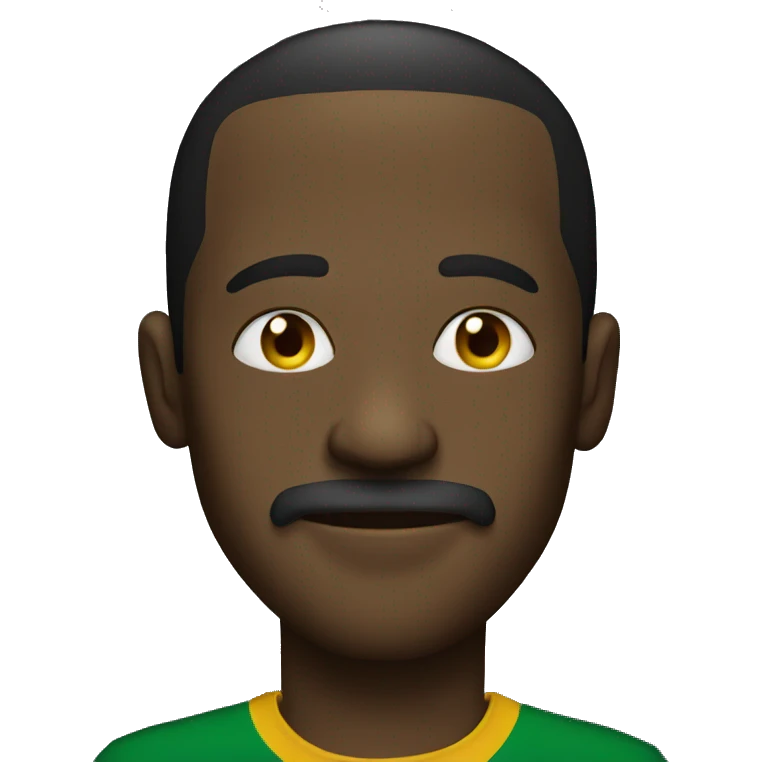 Jamaican with a blunt emoji