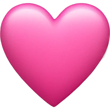 Pink heart  emoji